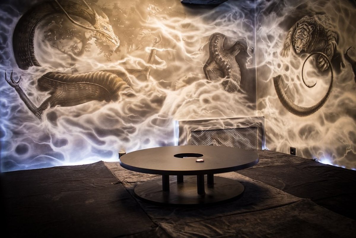 Кальянные росписи на стену