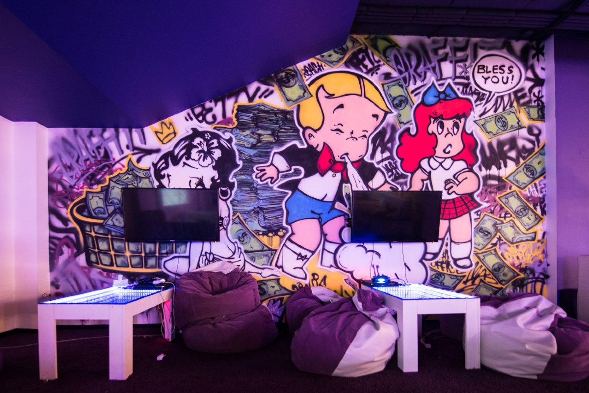 Кальянная в стиле аниме