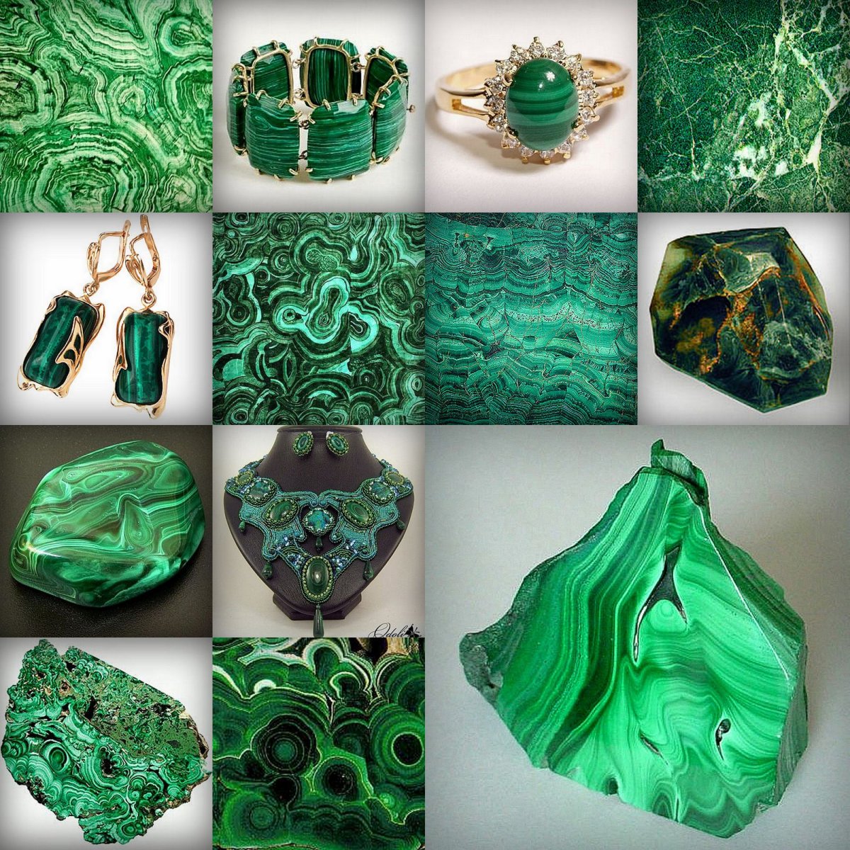 Мелкоузорчатый малахит