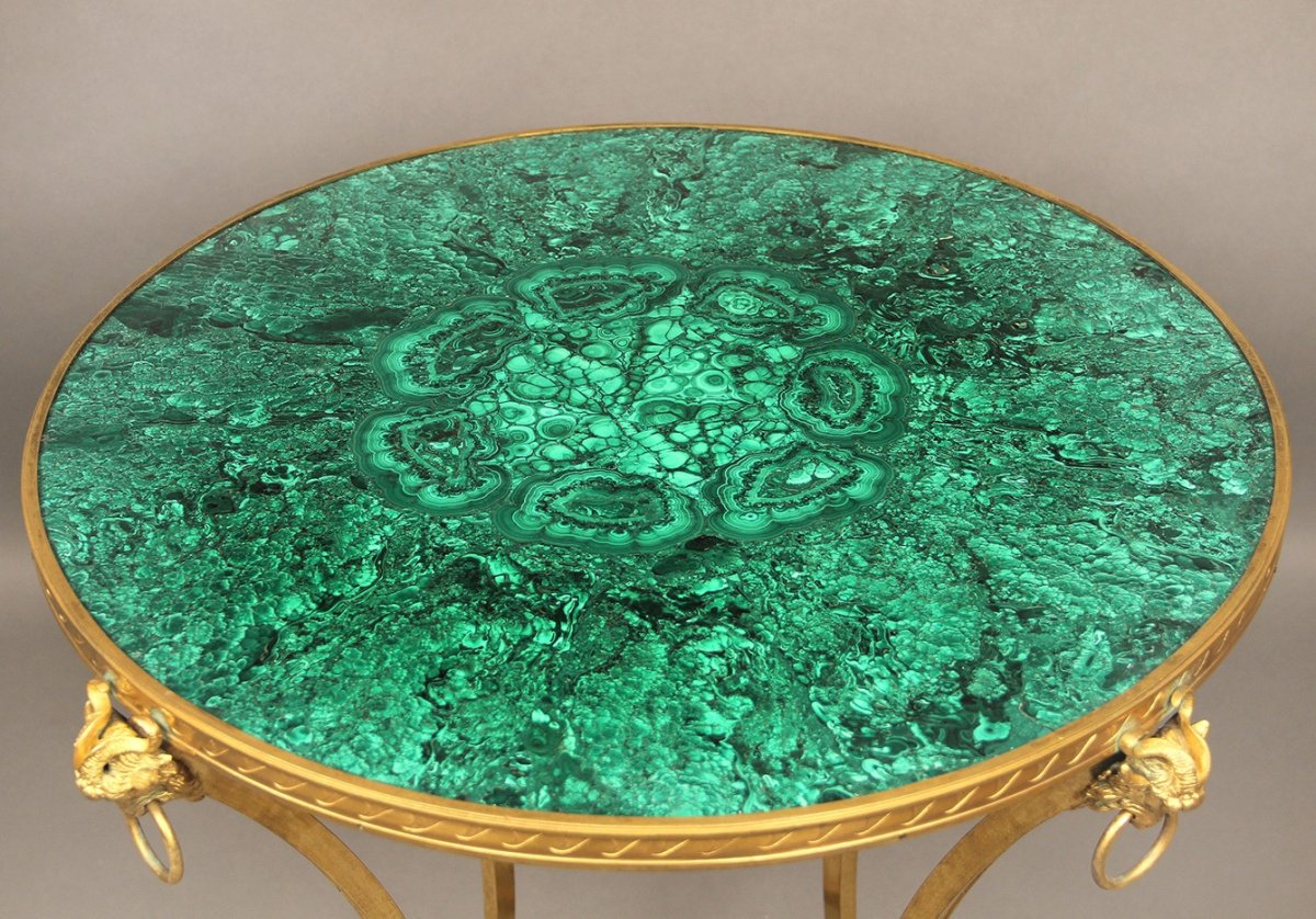 Столик малахитовый Эрмитаж