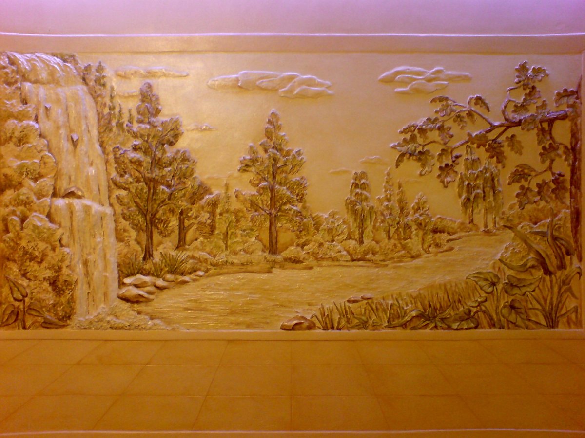 Барельеф горы