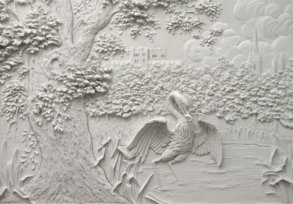 Рельефные панно из гипса