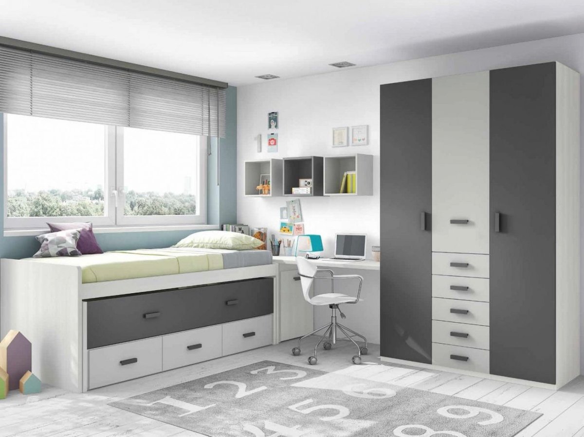 Белая мебель для подростка мальчика