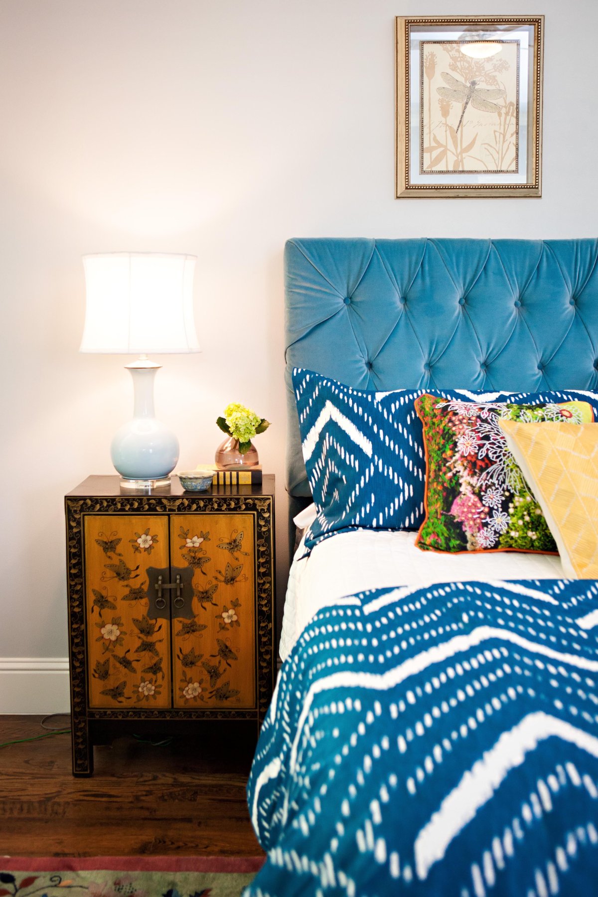 Покрывало на кровать бирюзового цвета