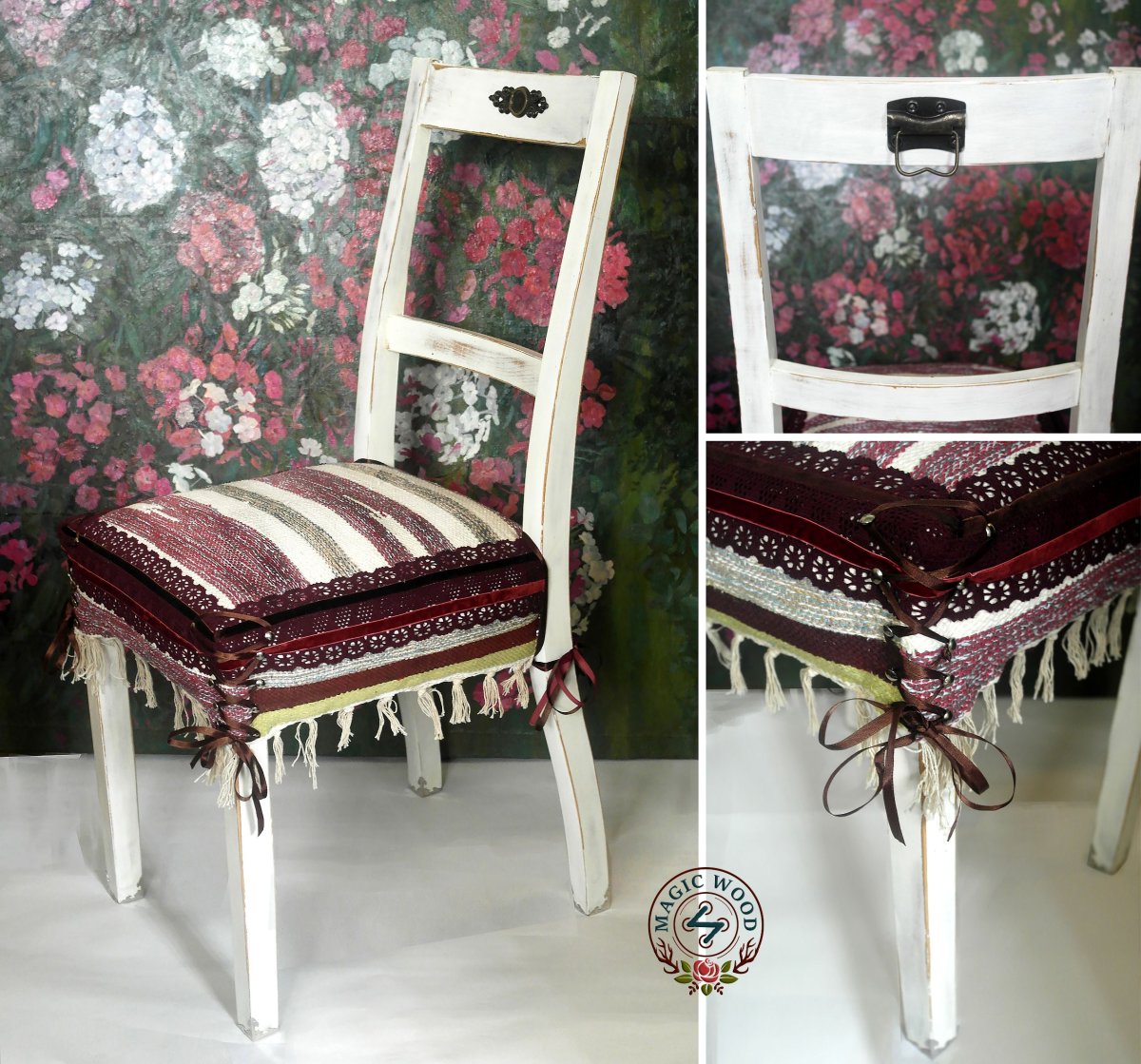 Декор деревянных стульев