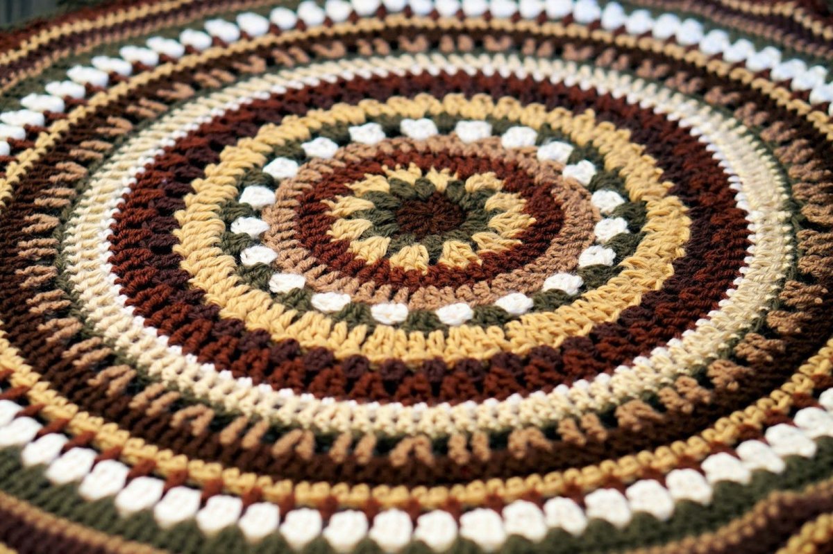 Ковер из трикотажной пряжи