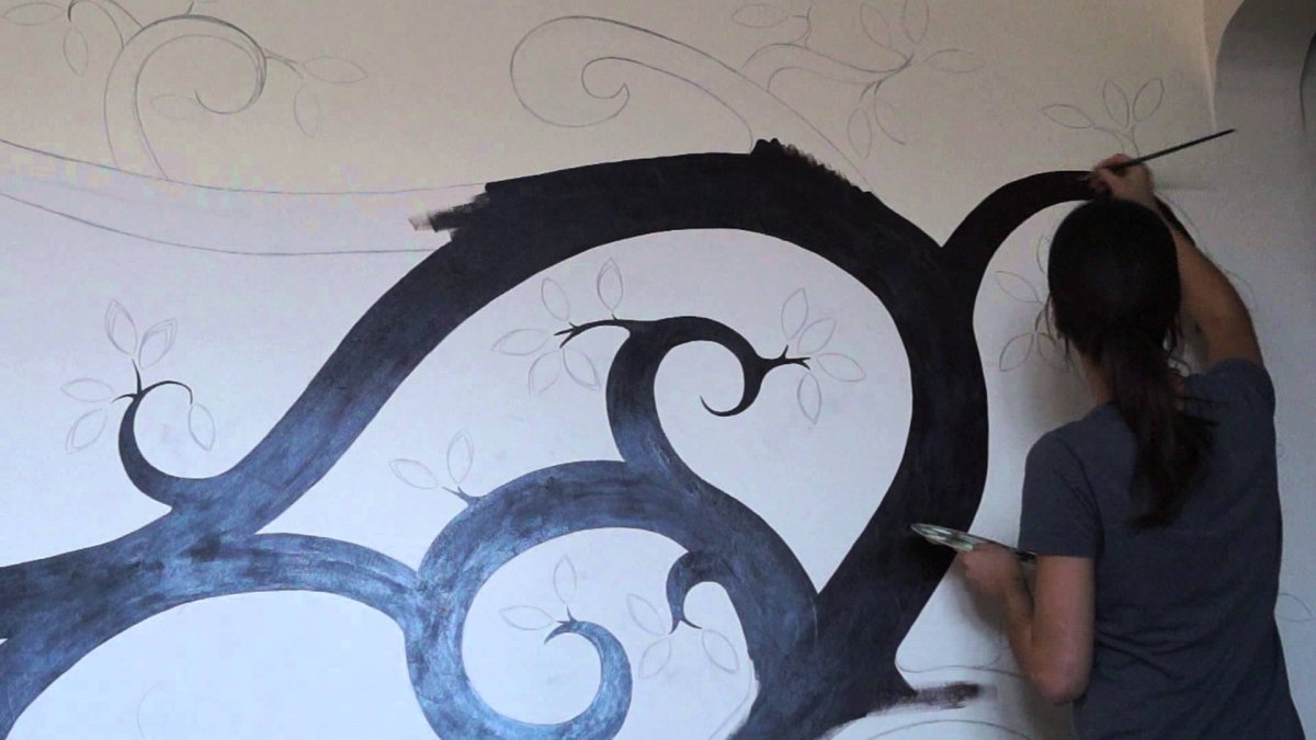 Трафареты для стен