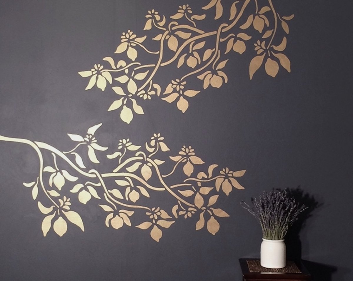 Роспись стен дерево