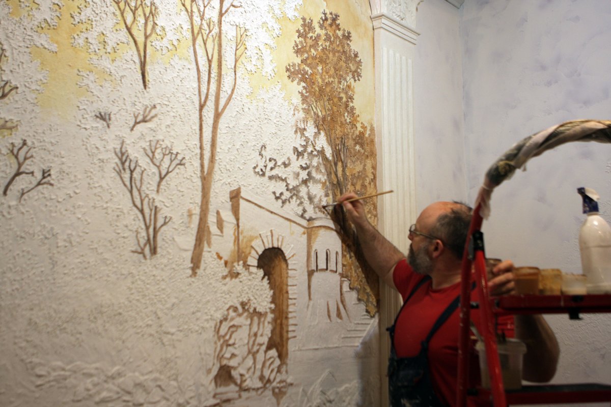 Трафареты для декоративной штукатурки