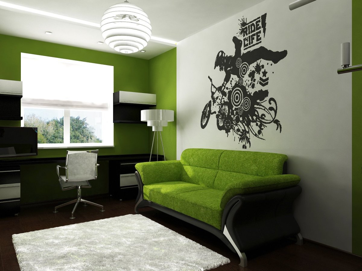 Изумрудный диван Сканди