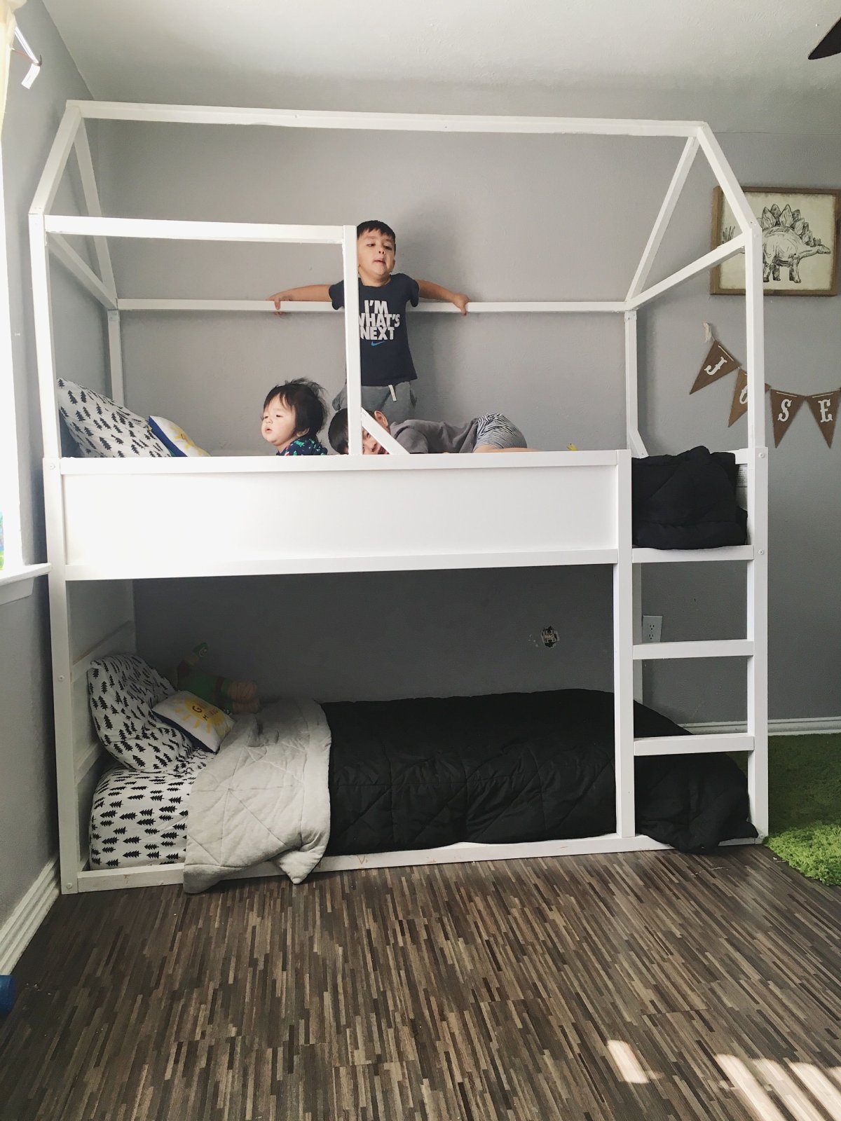 Двухъярусная кровать икеа Кюра