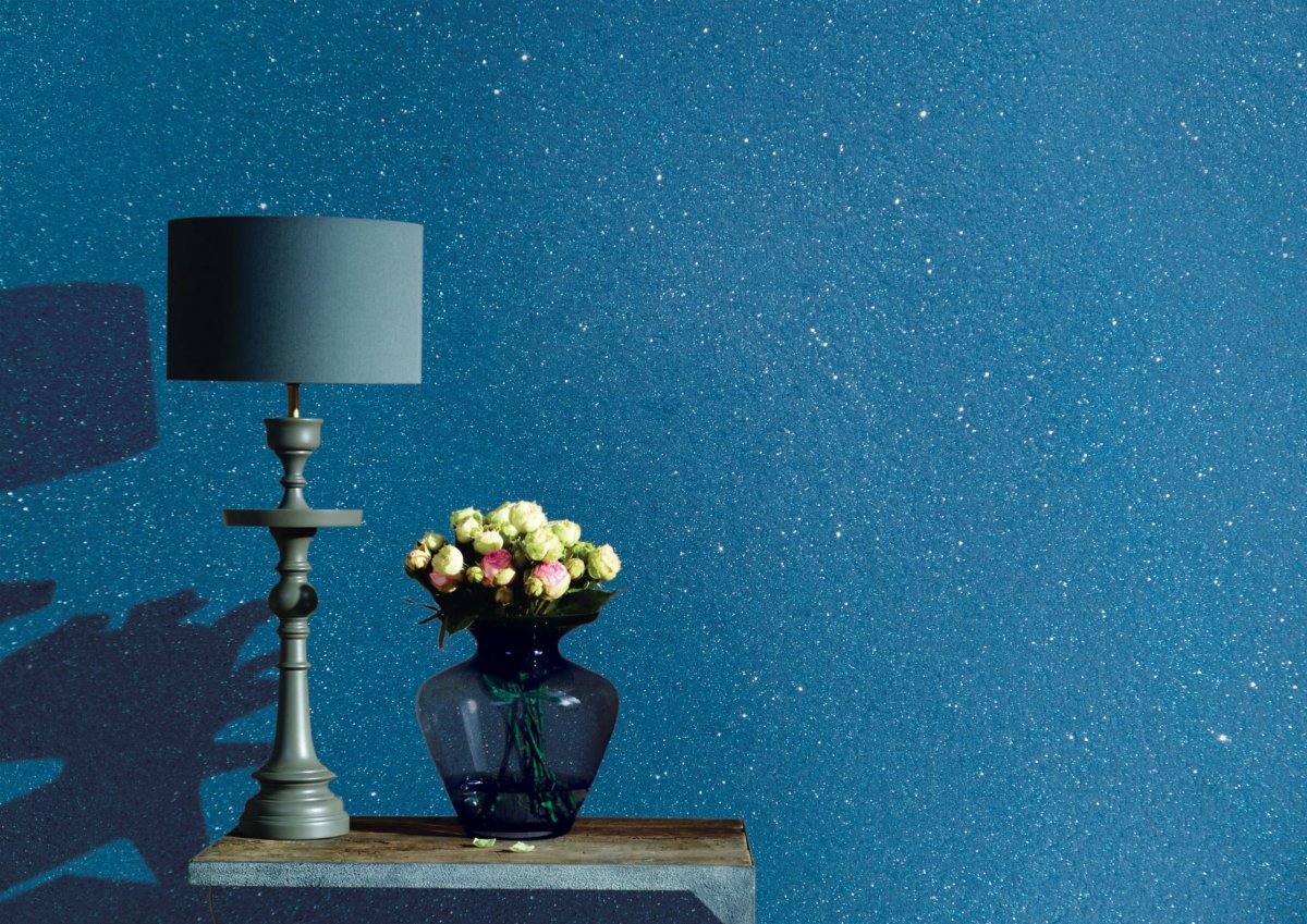 Краска с глиттером для стен