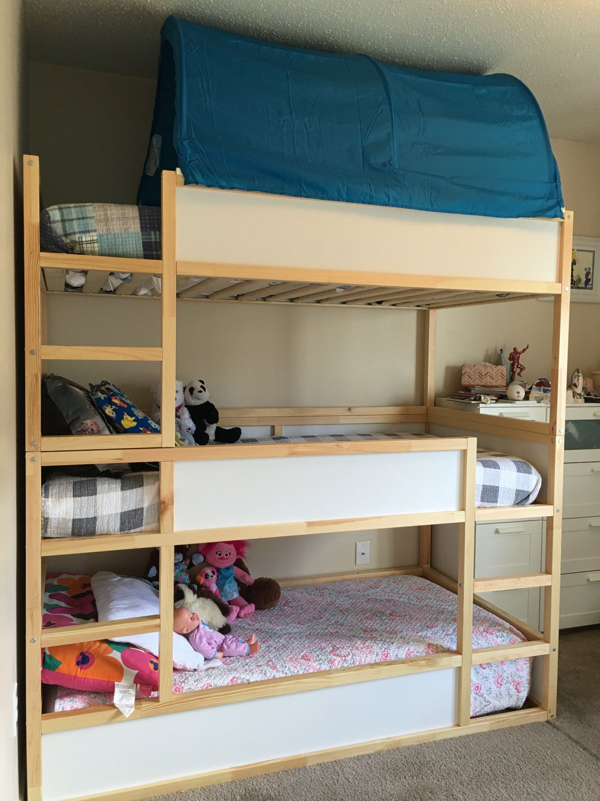 Кровать двухъярусная ikea Кюра