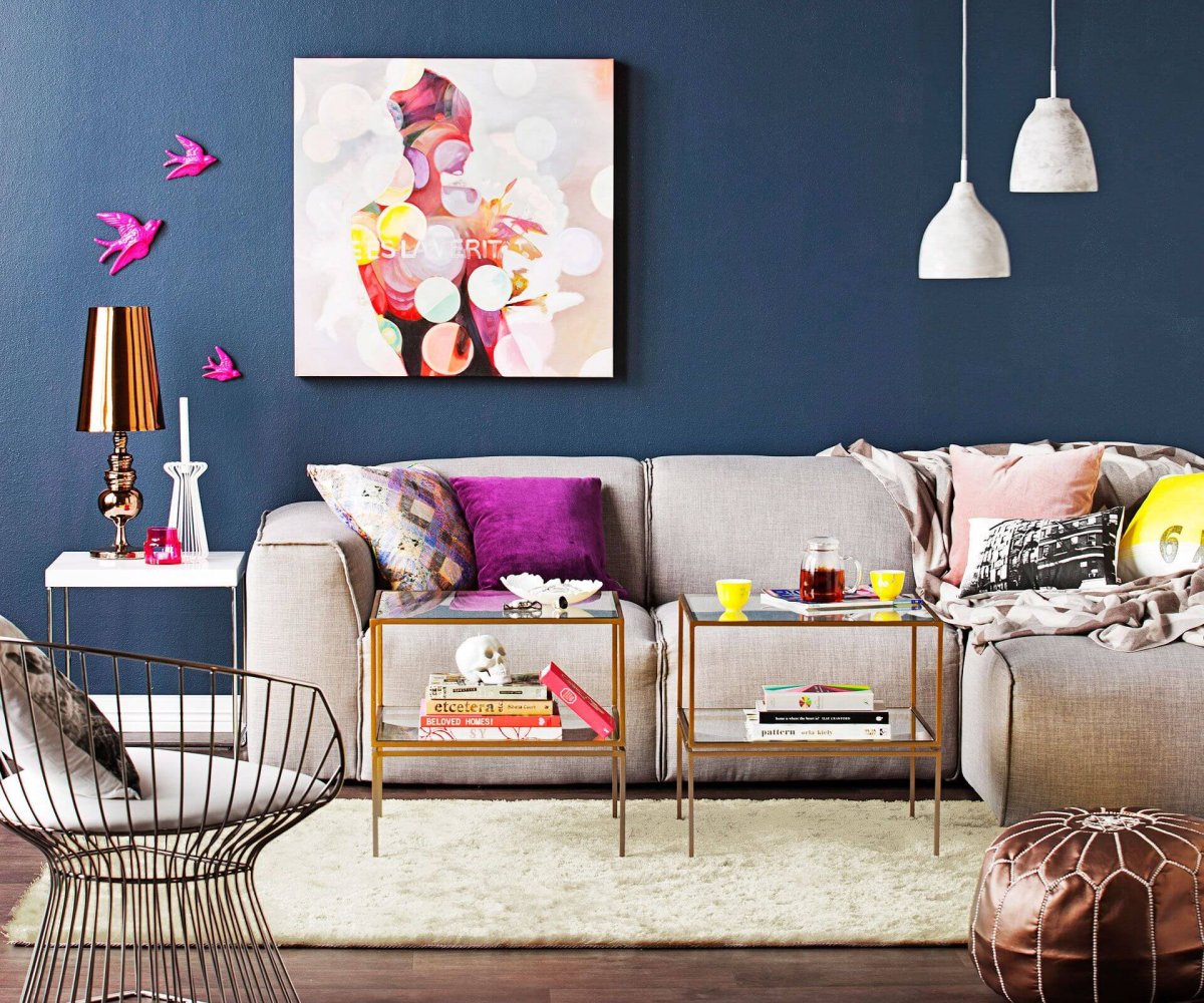 Цветовые акценты в интерьере