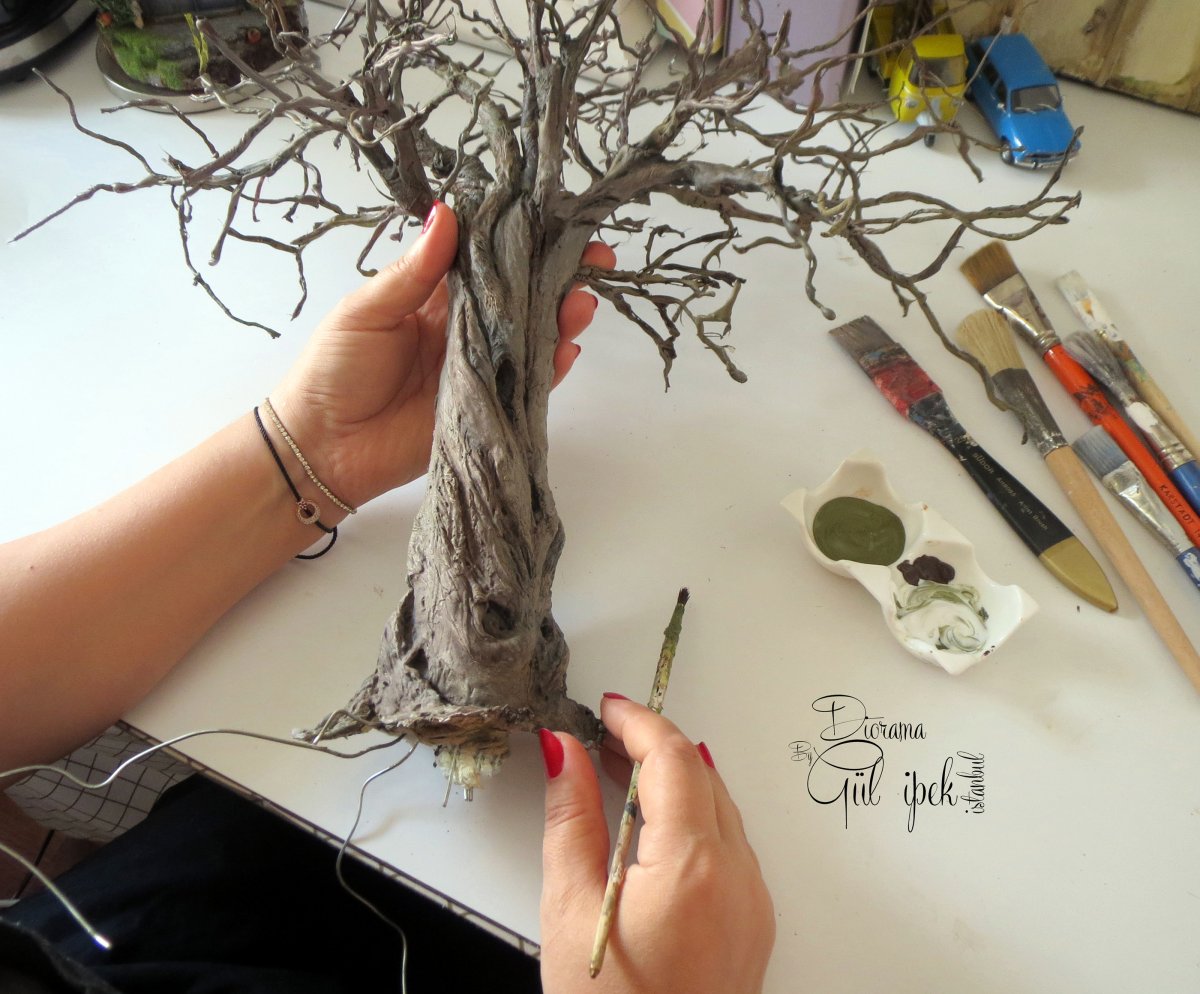 Череп оленя папье маше