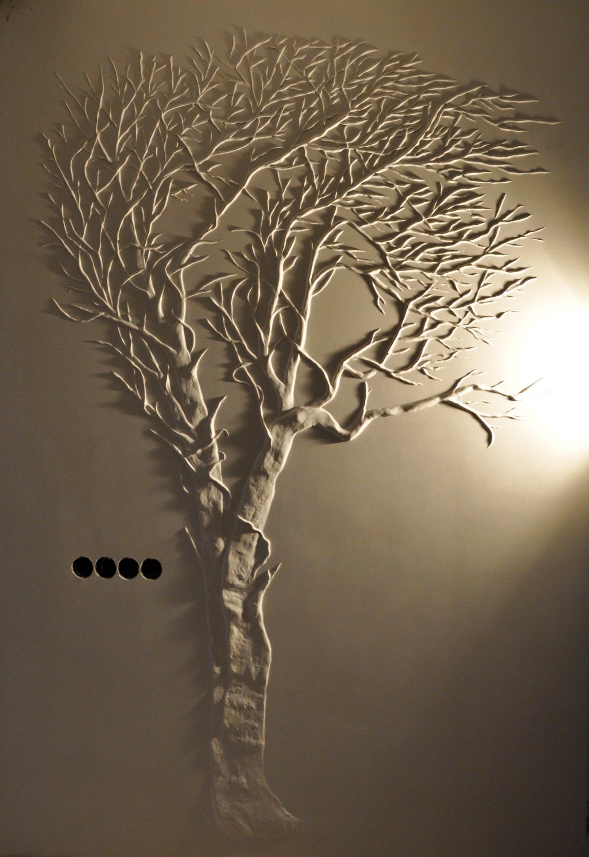 Барельеф дерево Сакуры