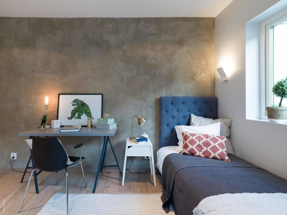 Декоративная штукатурка в скандинавском стиле