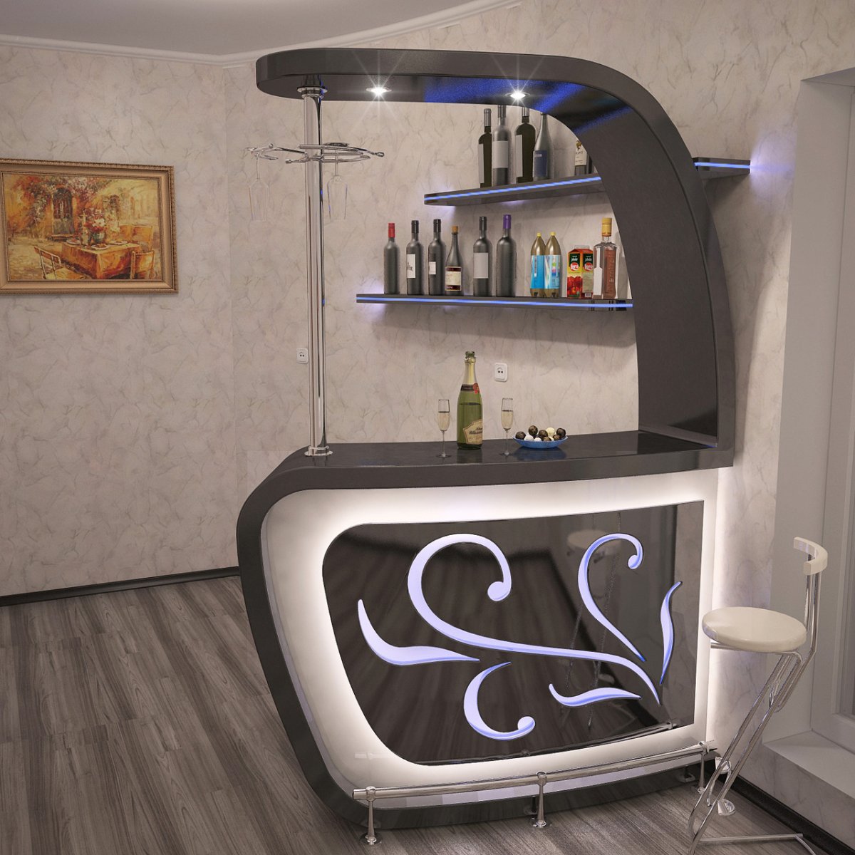 Барная стойка из МДФ