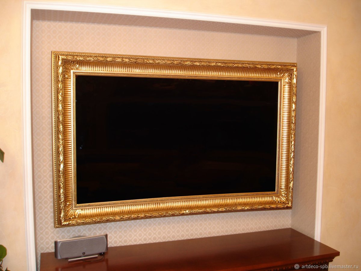 Лепнина в интерьере в гостиной