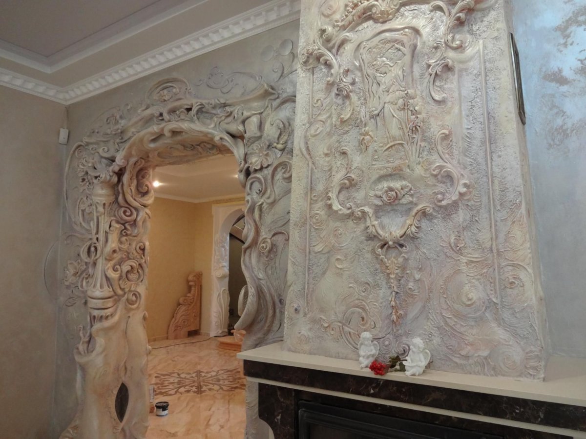 Фактурная штукатурка Сакура