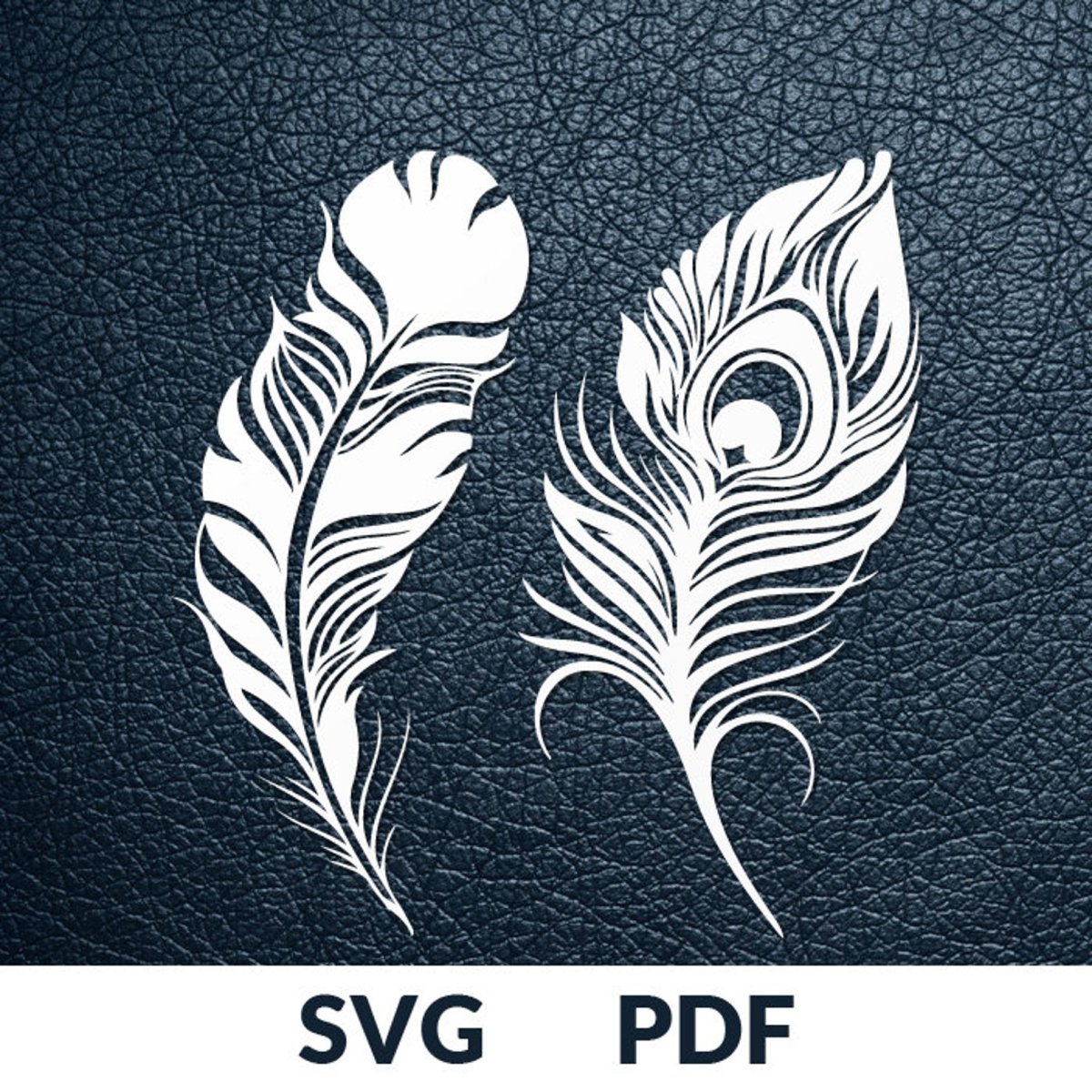 Перо трафарет для вырезания