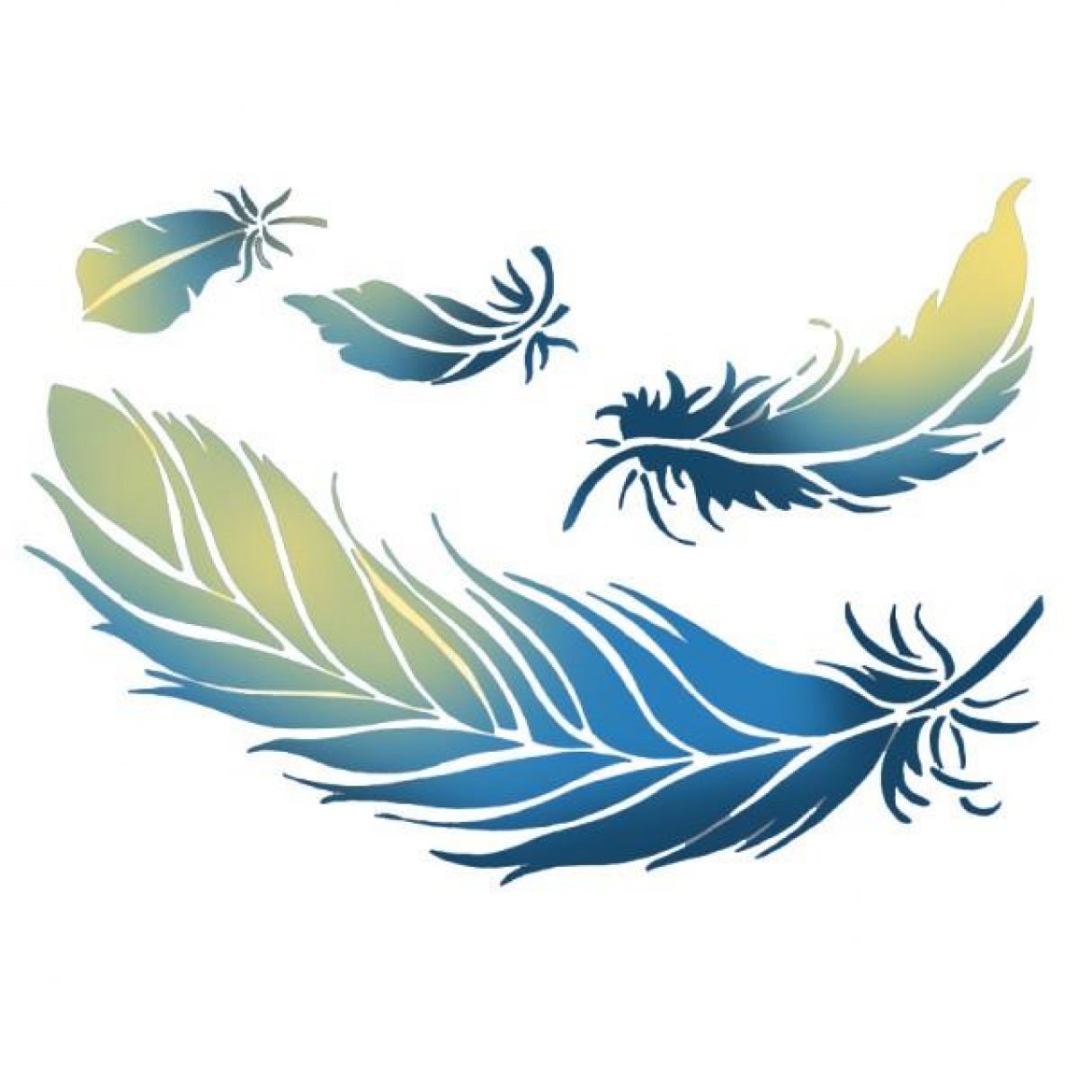 Перо трафарет