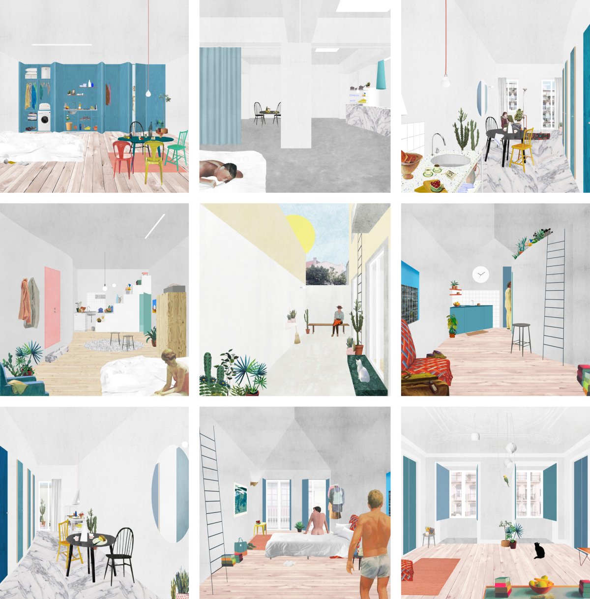 Фоторамки в интерьере