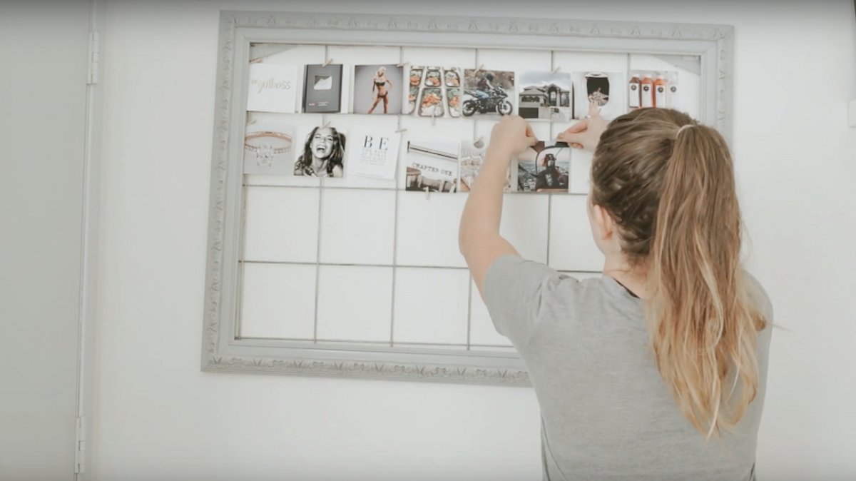 Карта желаний на стене