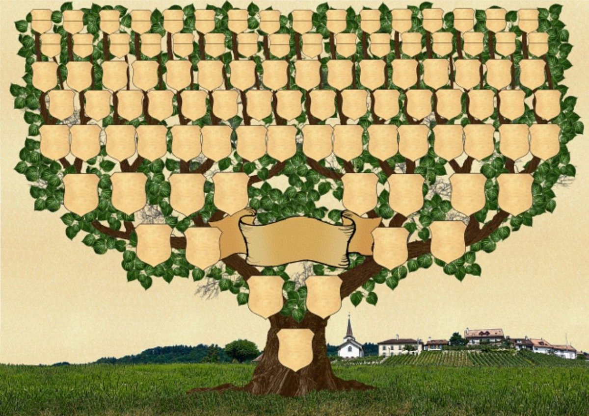 Семейное дерево на стену