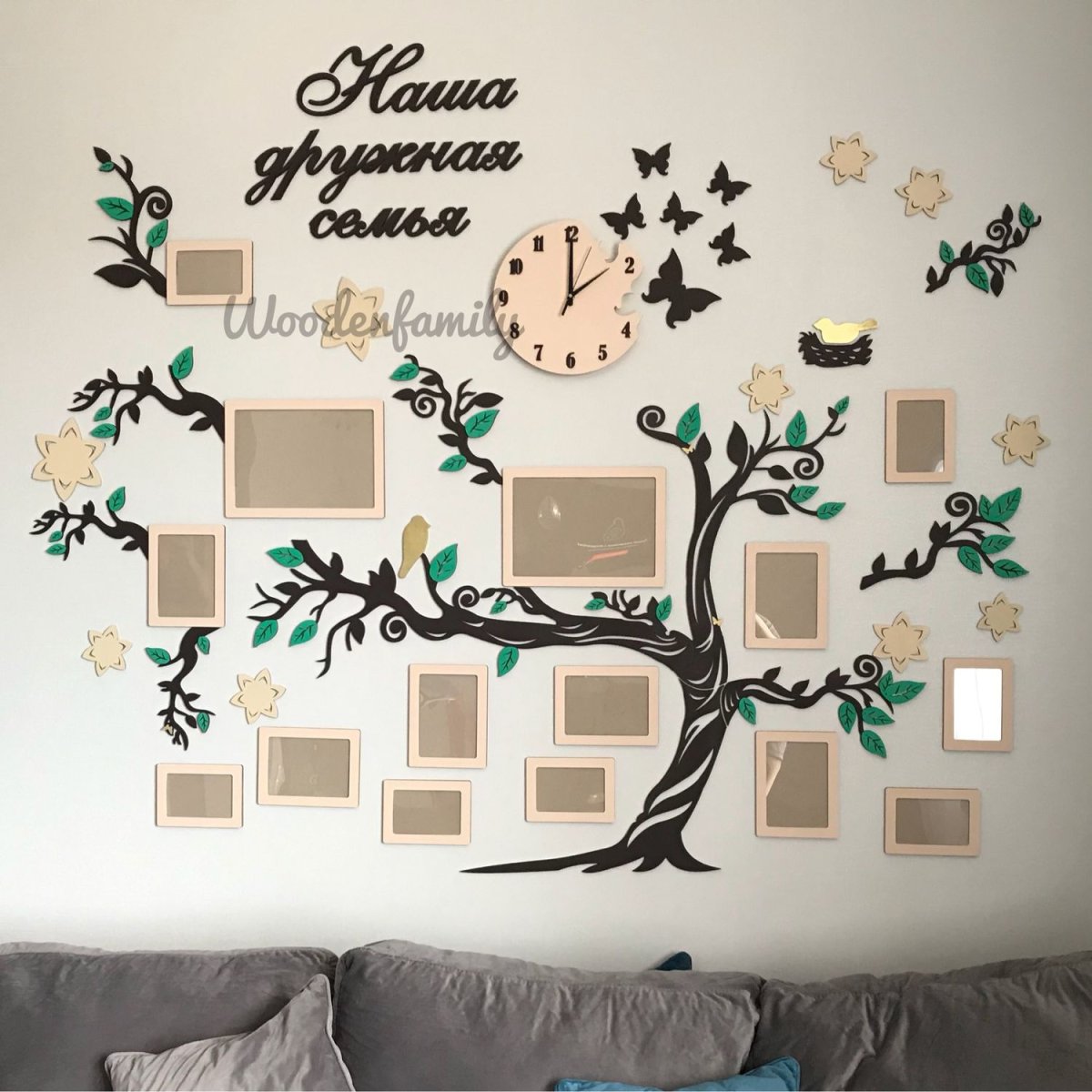 Интерьерная композиция дерево на стену