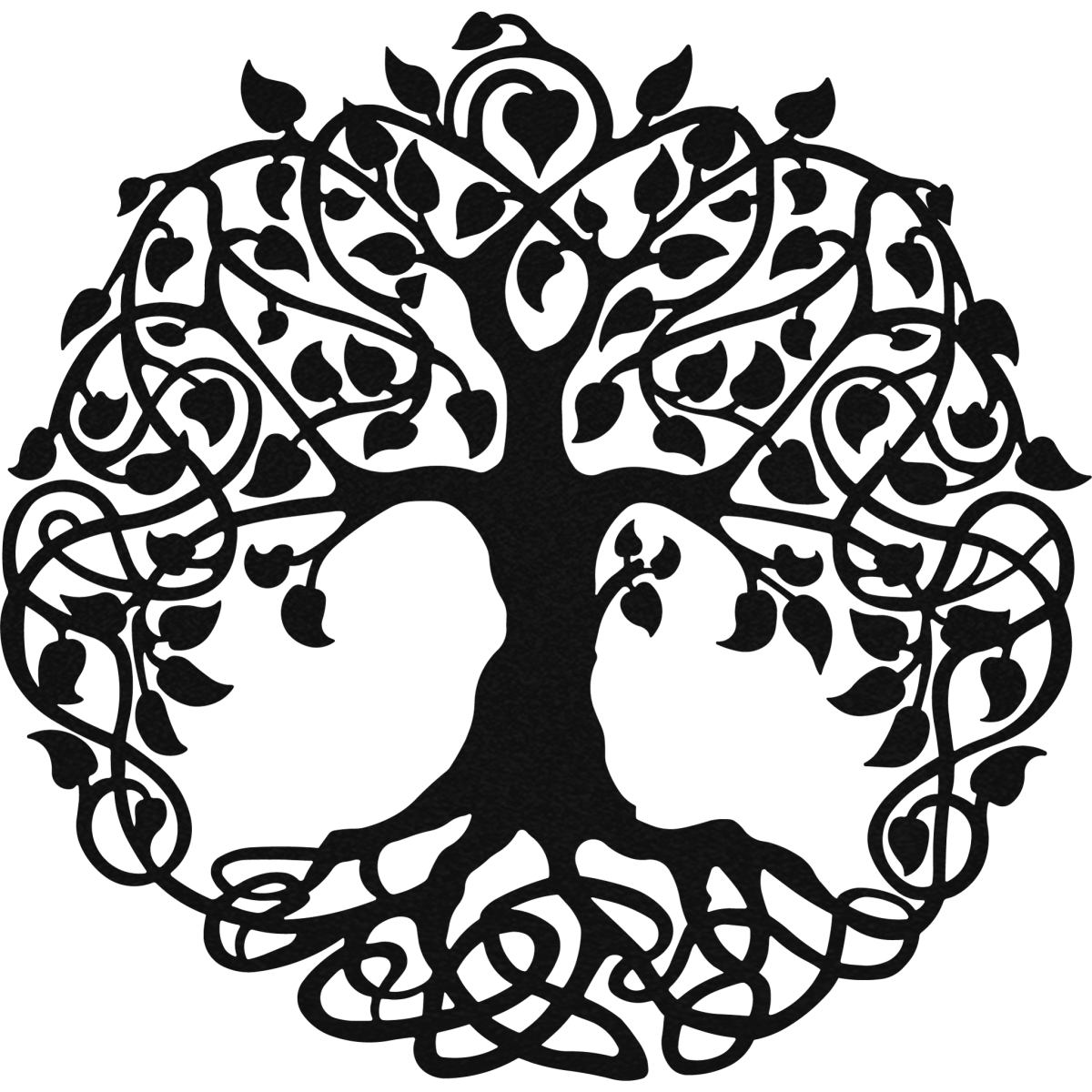 Декоративное дерево с фоторамками