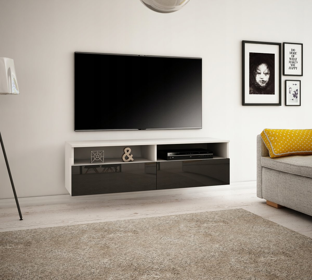 Полка для телевизора на стену классика