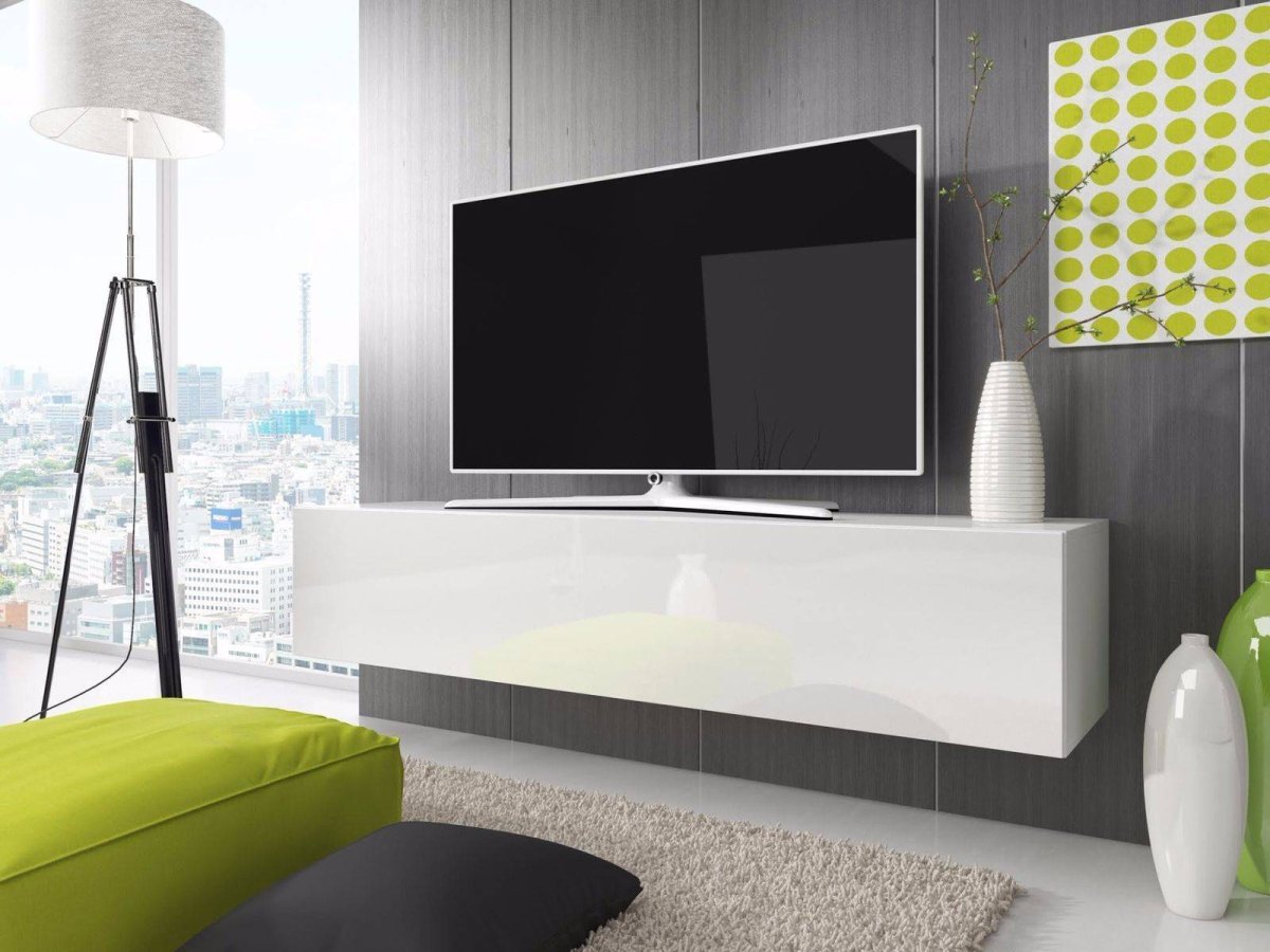 Тумба под ТВ подвесная Вилар 4