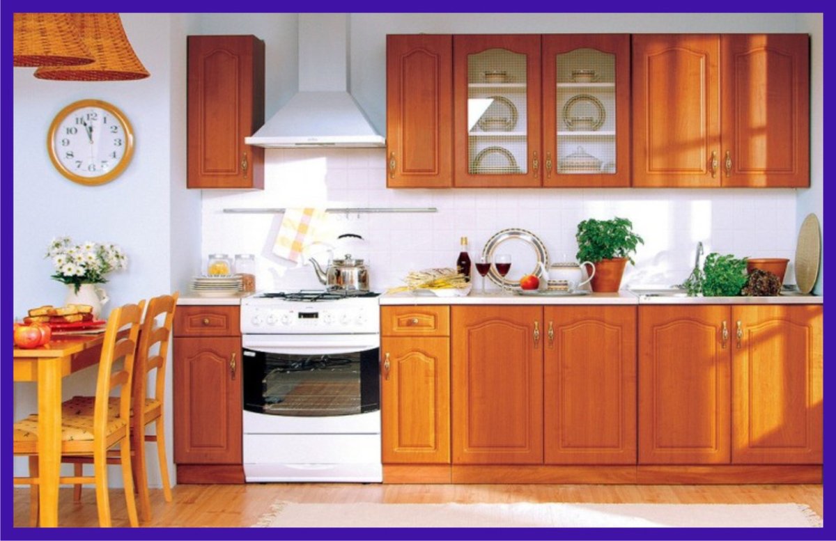 Оранжевая кухня