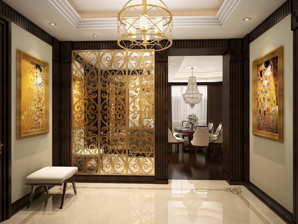 Шкафы в стиле арт деко в спальне