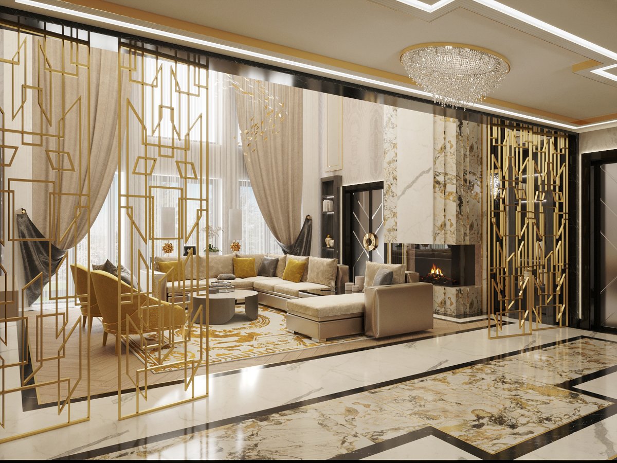 Арт деко в маленькой квартире