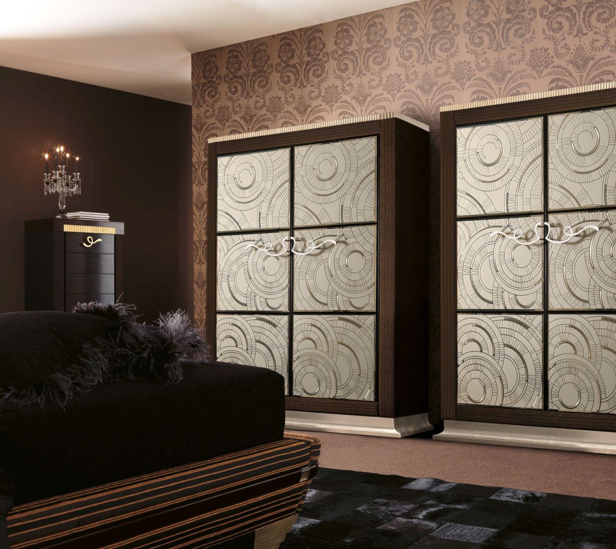 Встроенный шкаф-купе в гостиную