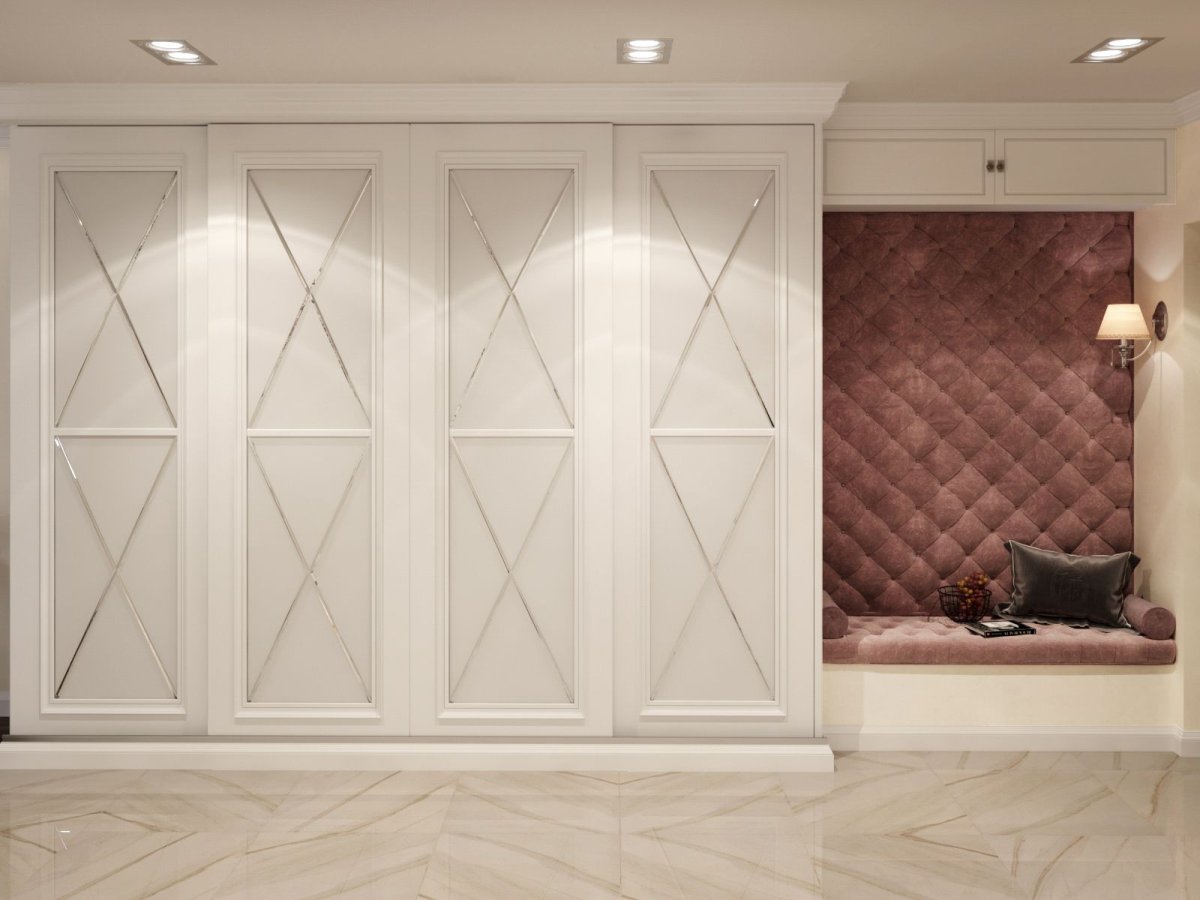 Шкаф в спальню арт деко