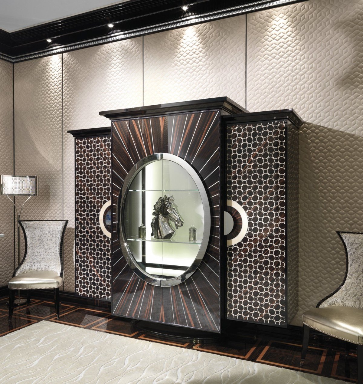 Шкаф арт деко