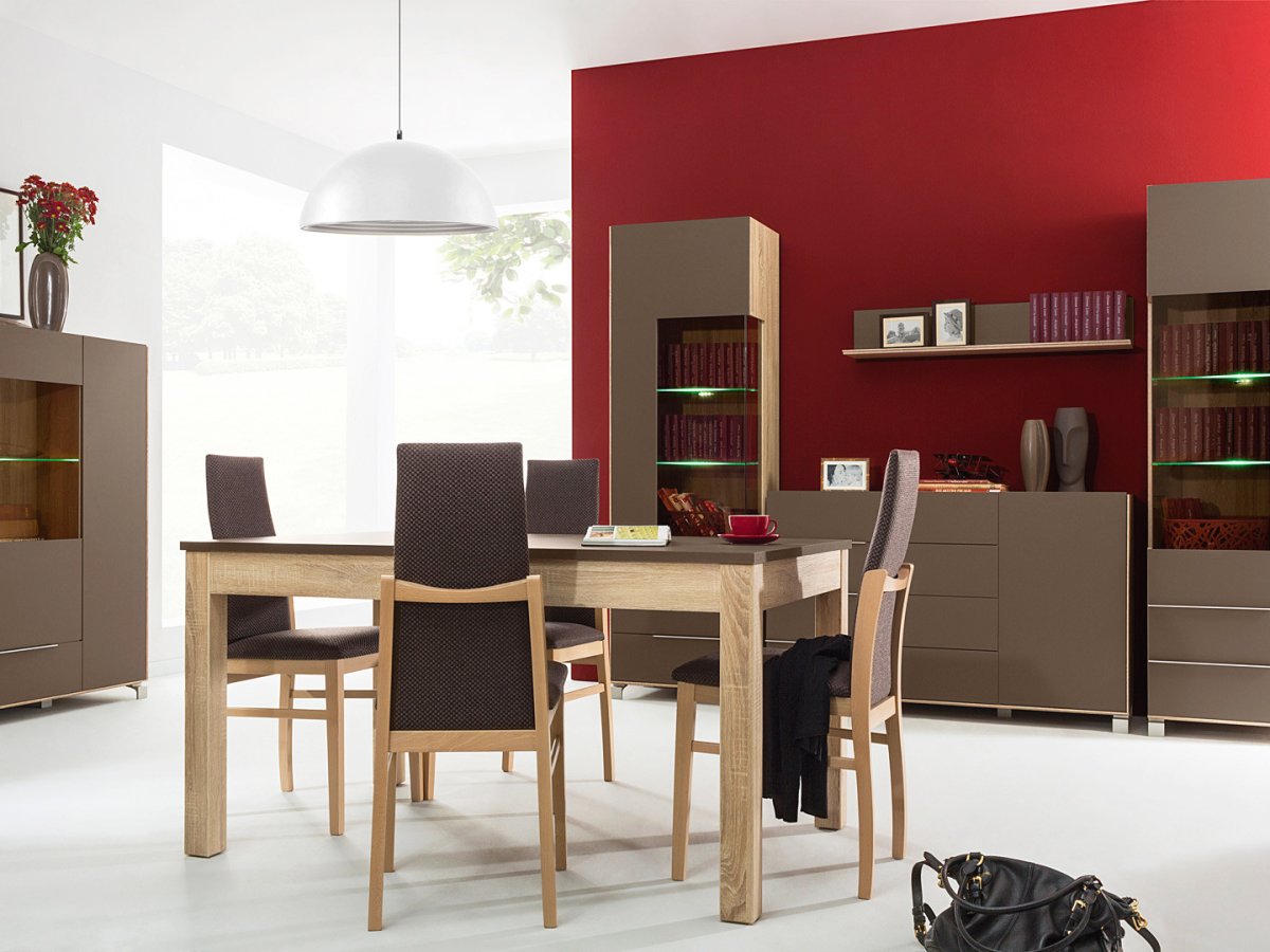 Мебель венге в интерьере спальни