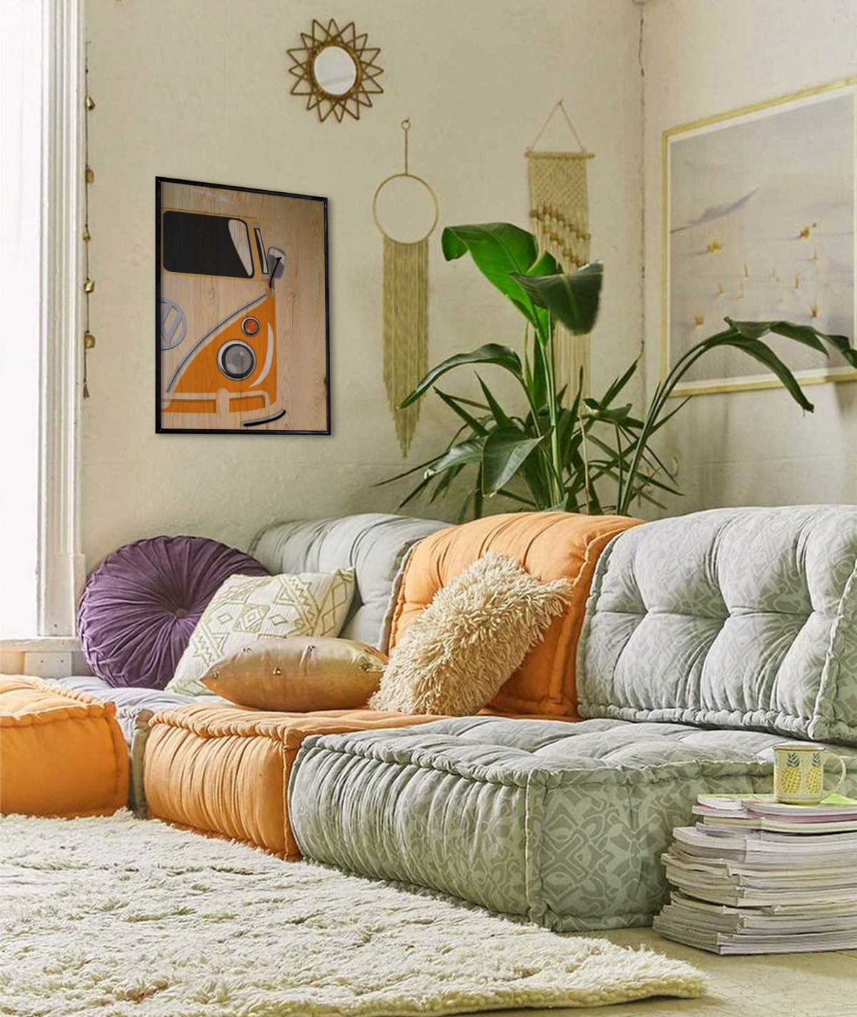 Диванчик в стиле бохо