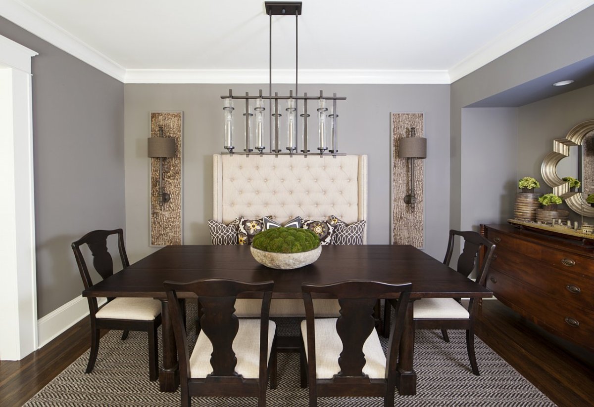 Розетки над обеденным столом