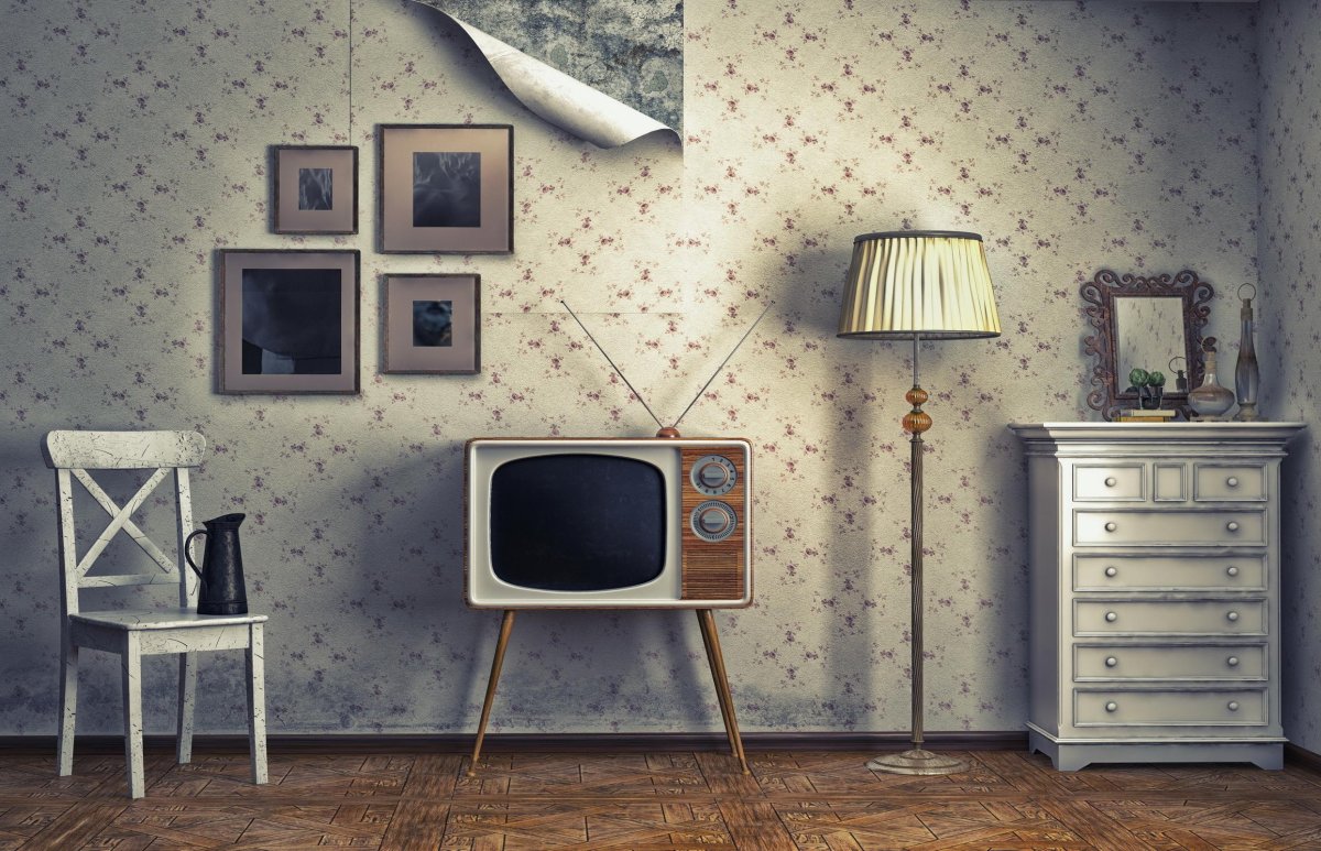 Ретро интерьер