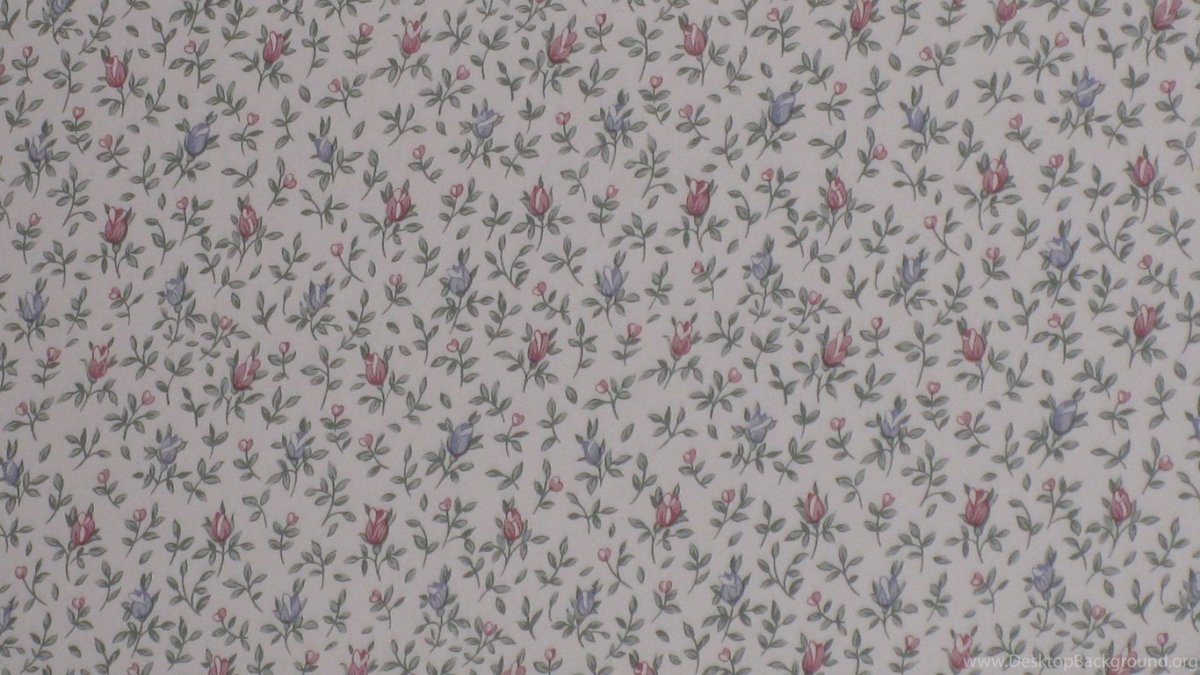 Обои в мелкий цветочек