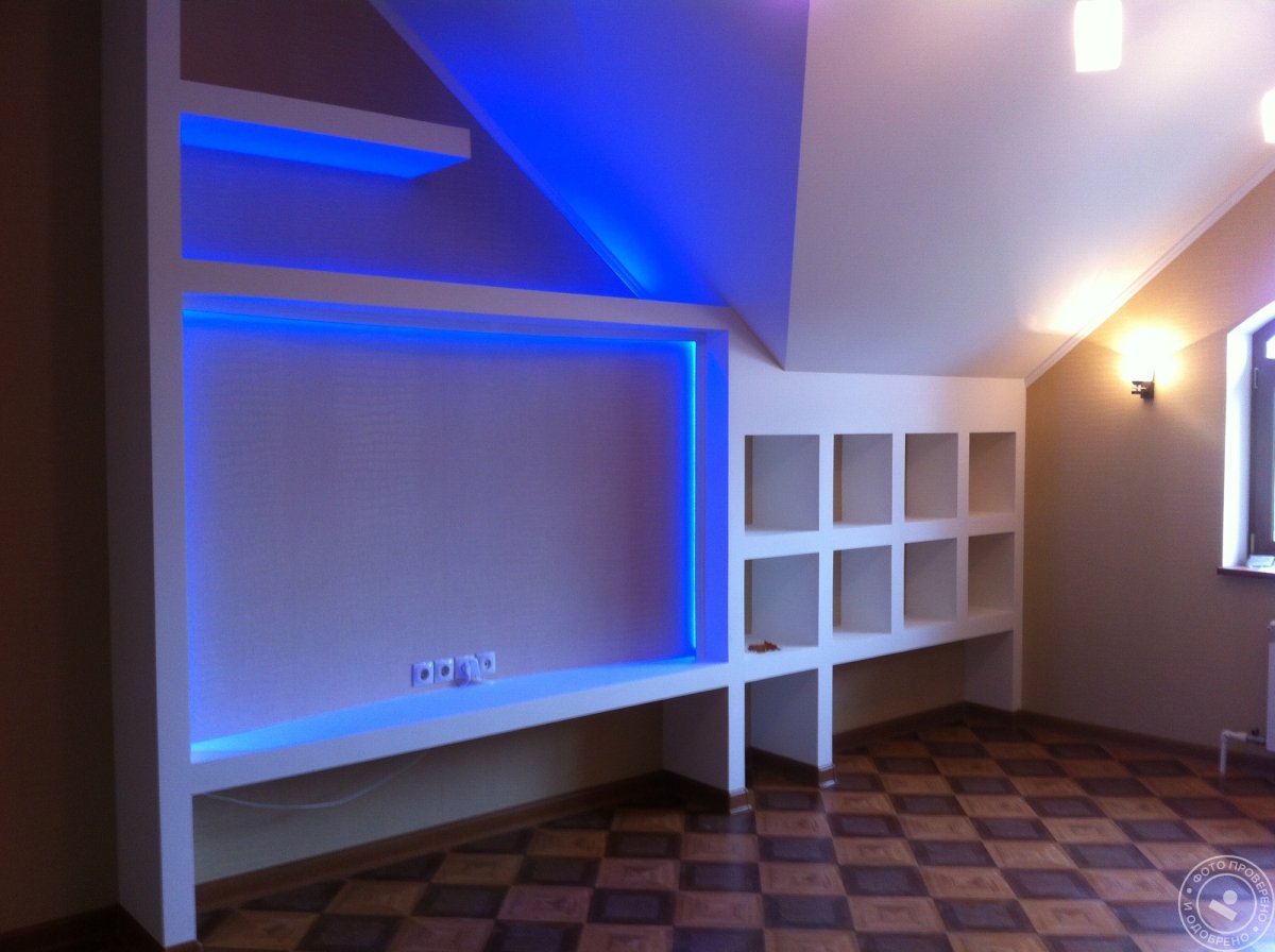 Подсветка в нише