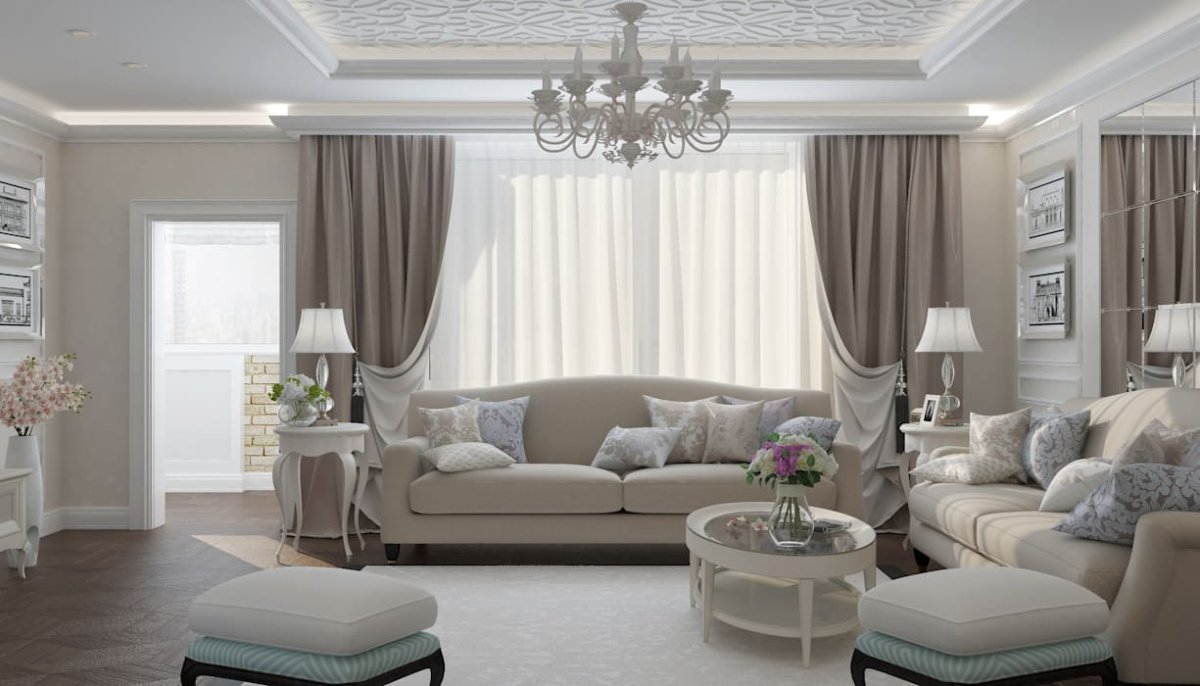 Гостиная Неоклассика Италия Кристофер Гай