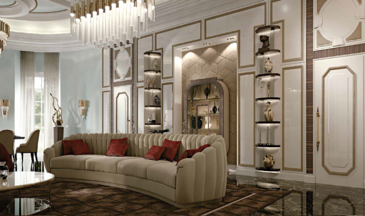 Гостиная Неоклассика 35м2