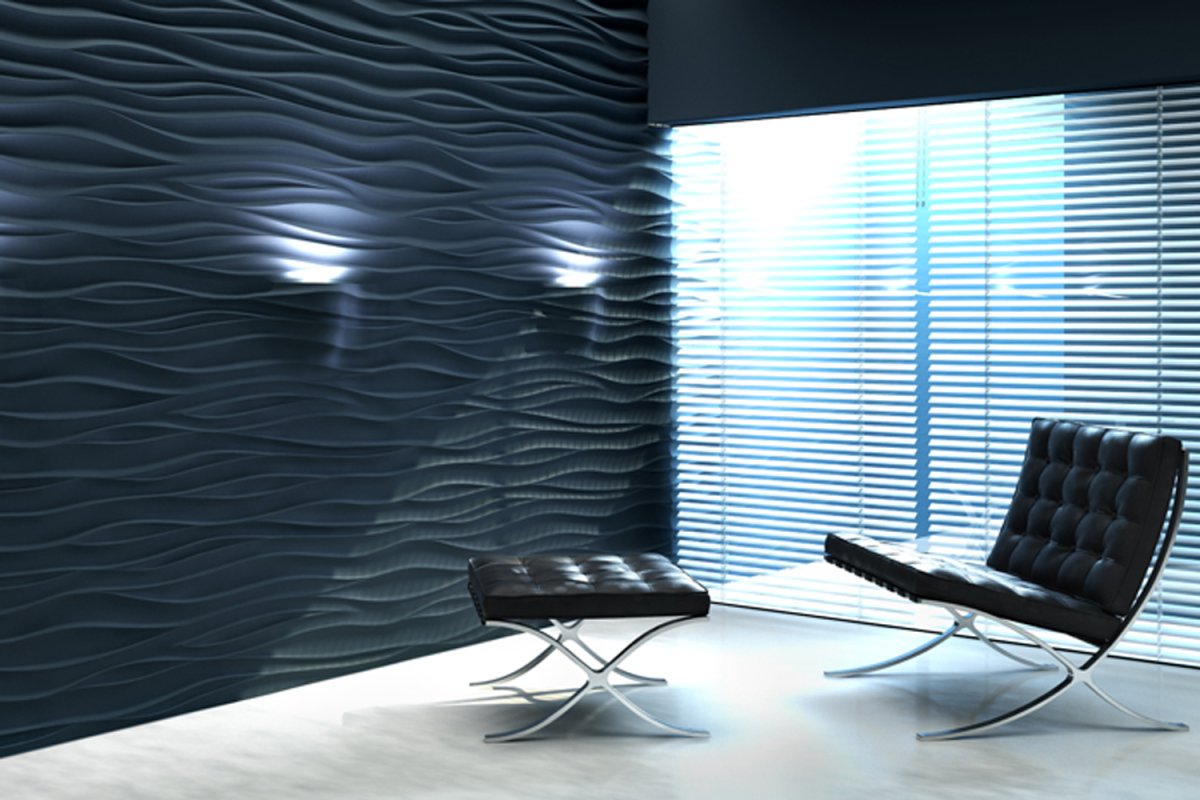 Гипсовая панель 3d Аравийская волна