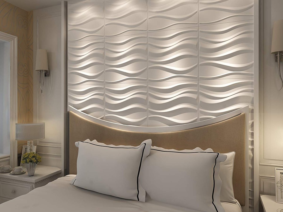 3д плитка на стену в спальню