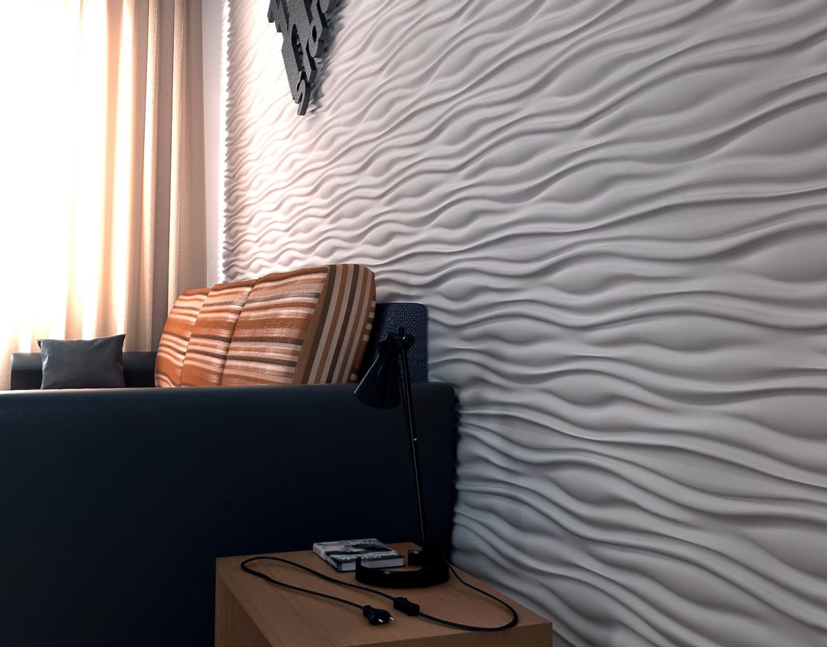 3d панель волна Atlanta